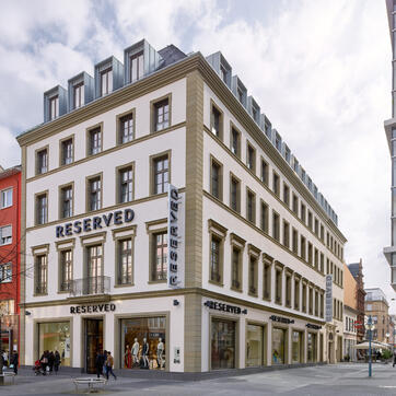 Palais auf den Planken in Mannheim